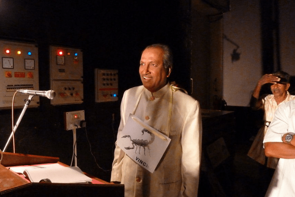 Actor performing Tiatr in Goa